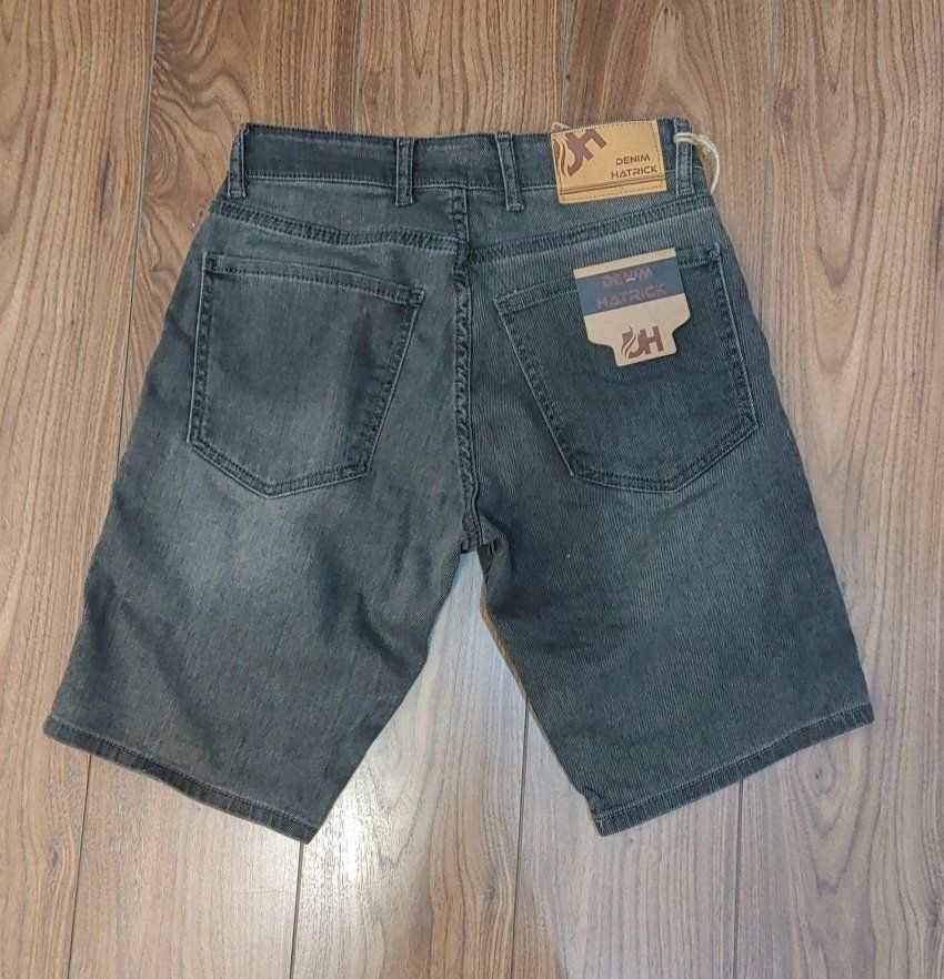 BERMUDA GRIS VAQUERO DETRAS
