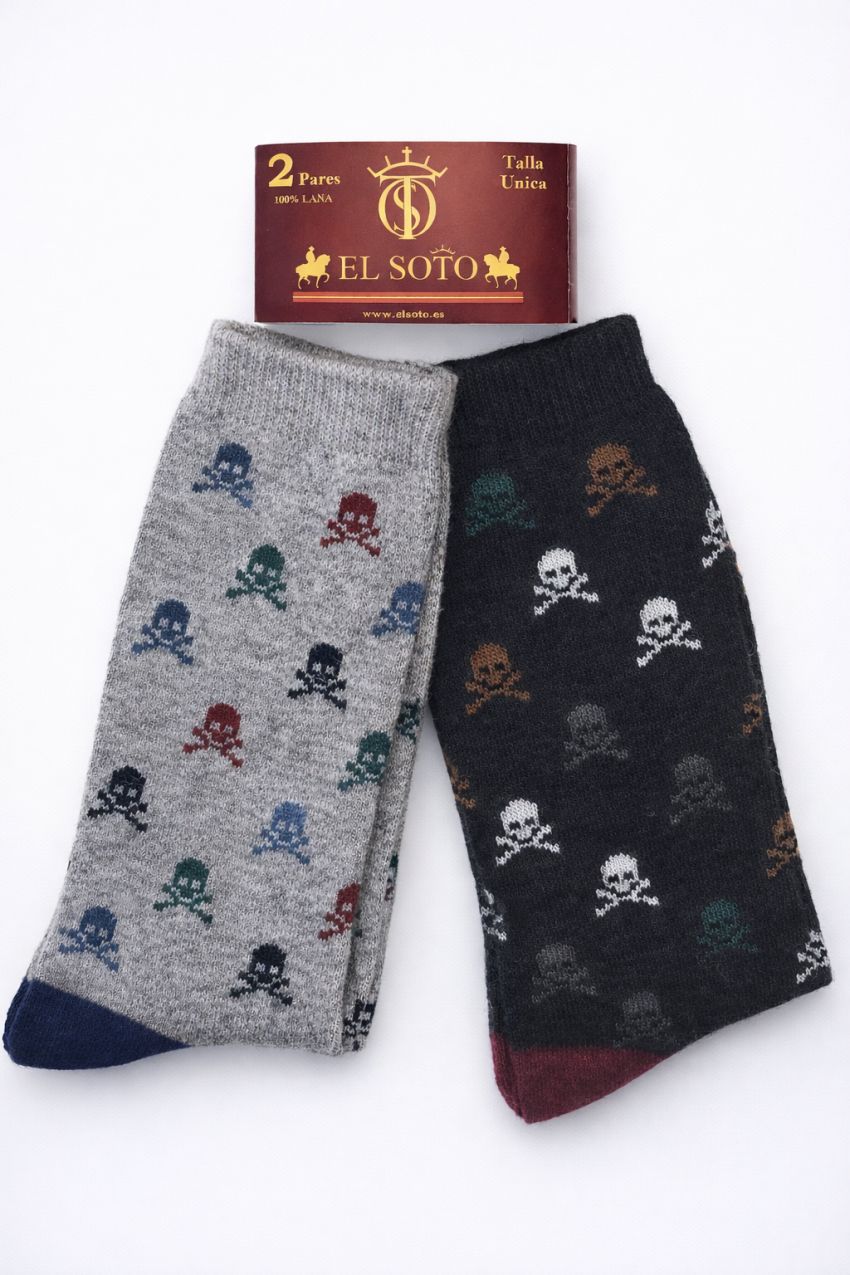 Calcetines Lana Calaveras