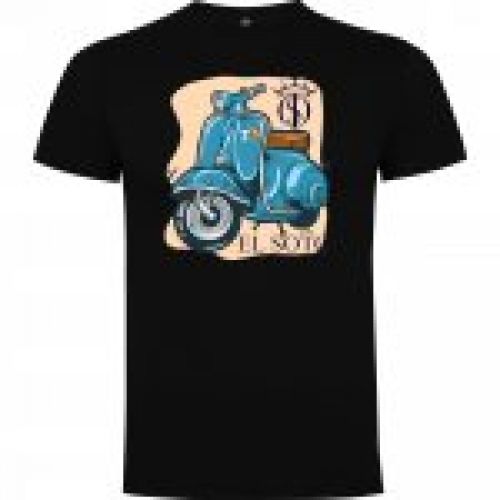 VESPA SNOOPY negra