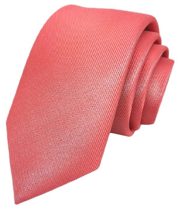 C912 Corbata Rojo roja lisa brocado fino 100% Seda Natural Jacquard