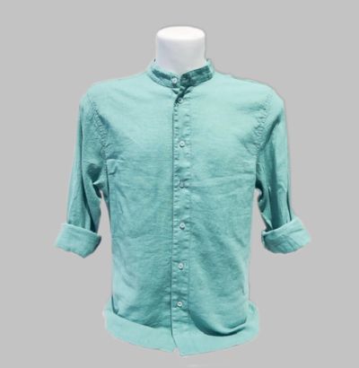 Camisa 100% Lino Verde