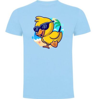 PATITO azul celeste