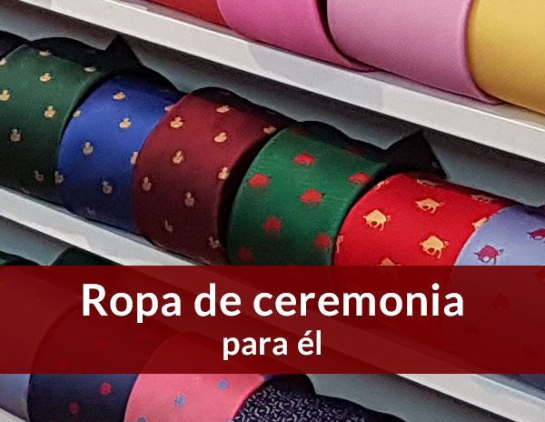 Ropa de ceremonia para él